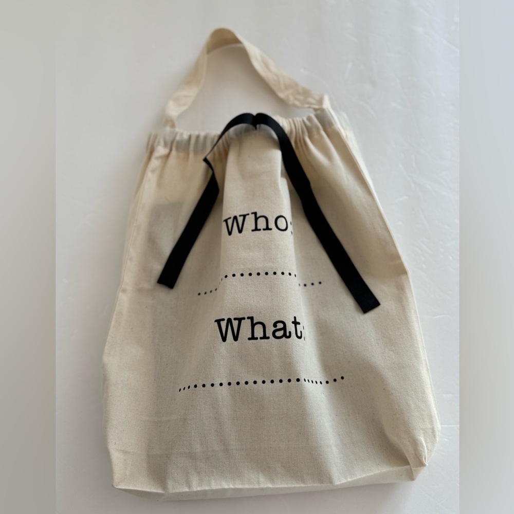 Bag-all  Who: What: small Canvas  small shopping/gift bag ♥️♥️♥️